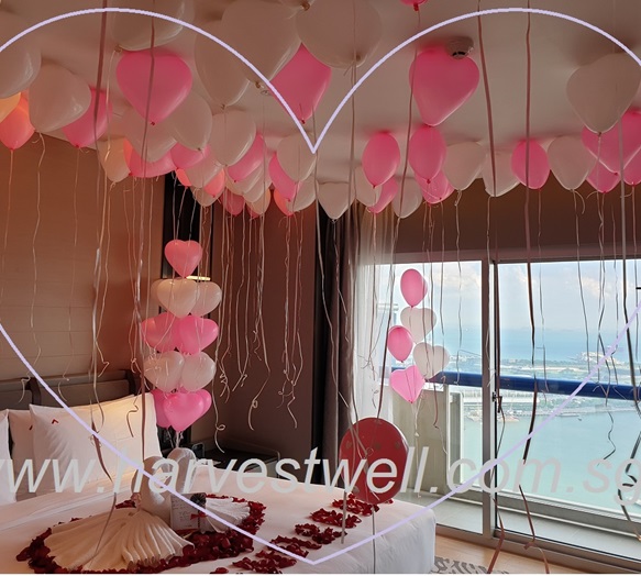 balloon decoration for bedroom